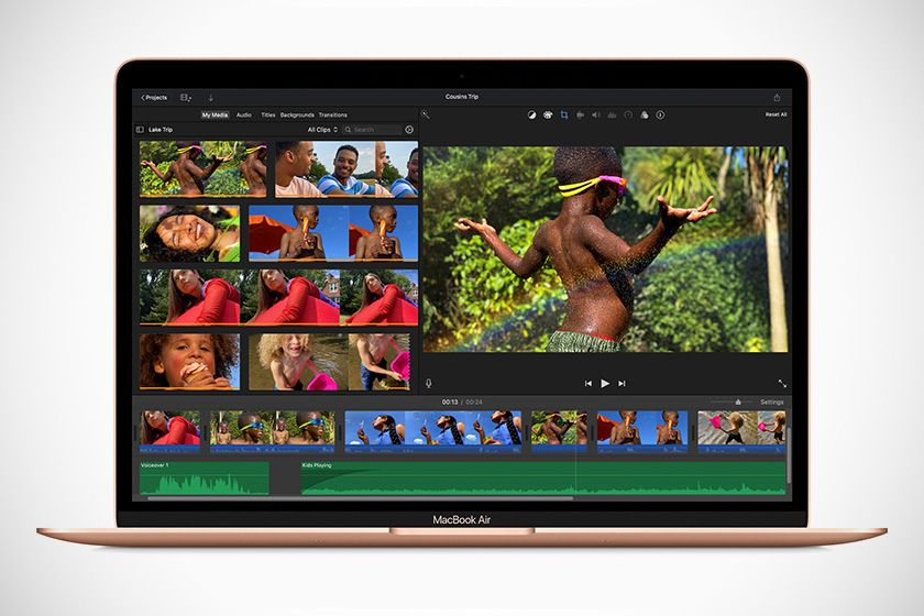 MacBook Air iMovie Mobil Arbeiten iMovie auf einem MacBook Air