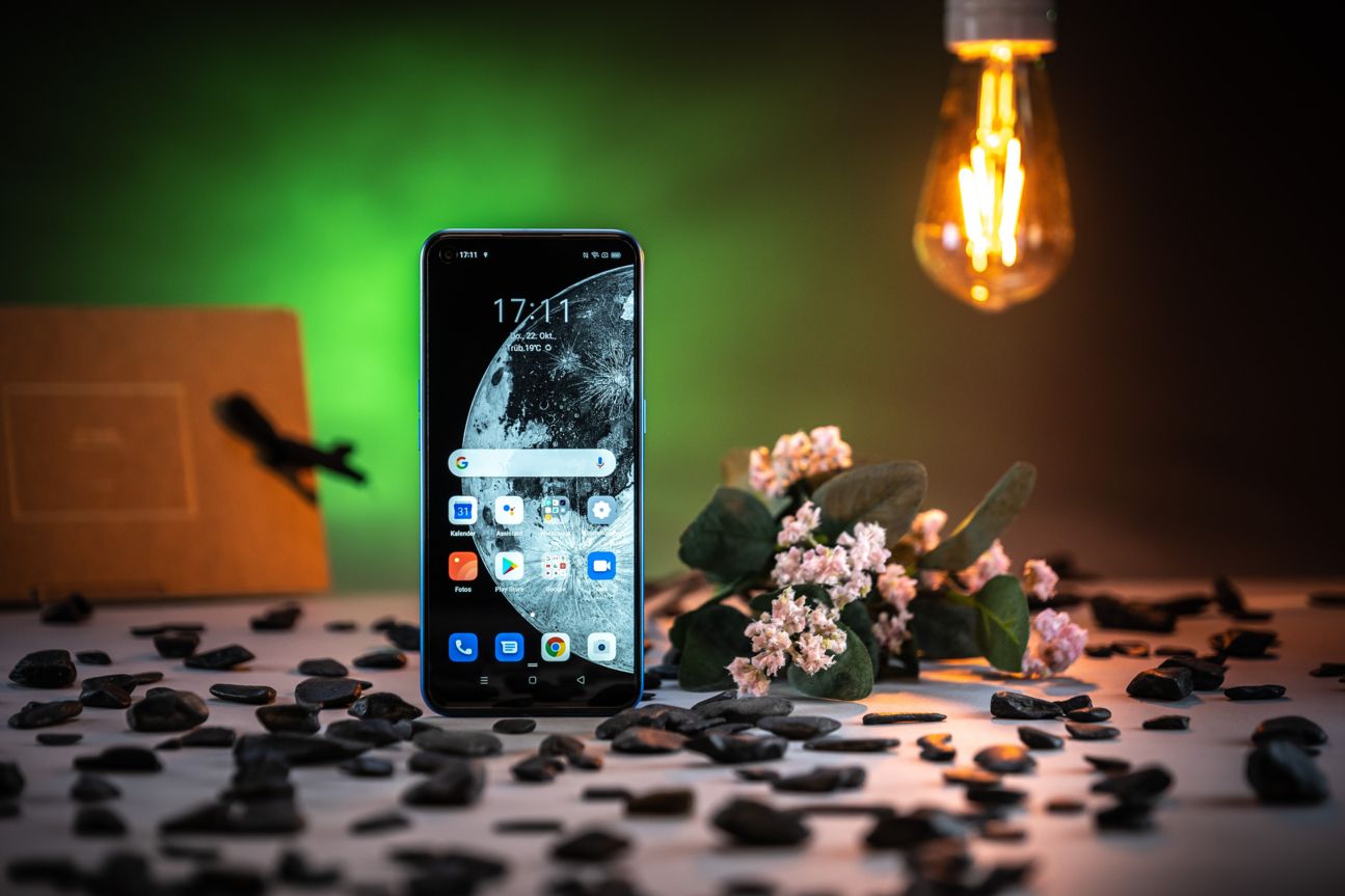 Oppo A53S Produktfoto CURVED 001 Startbildschirm des Oppo A53s