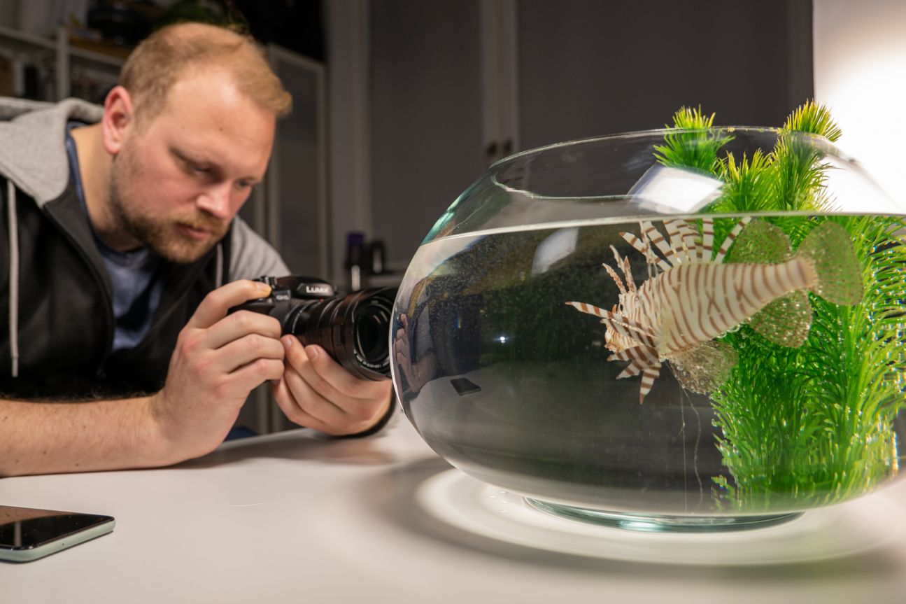 Makingof Fish 1 Making of Google vs Profi-Kamera