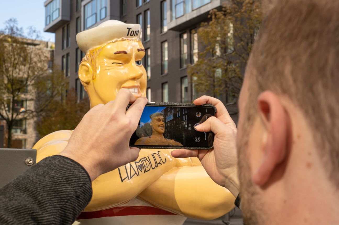 Makingof Portrait Making of Google vs Profi-Kamera