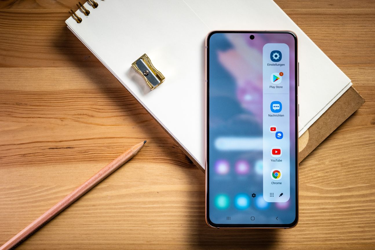 Galaxy S21 Seitenleiste Samsung Galaxy S21 Seitenleiste