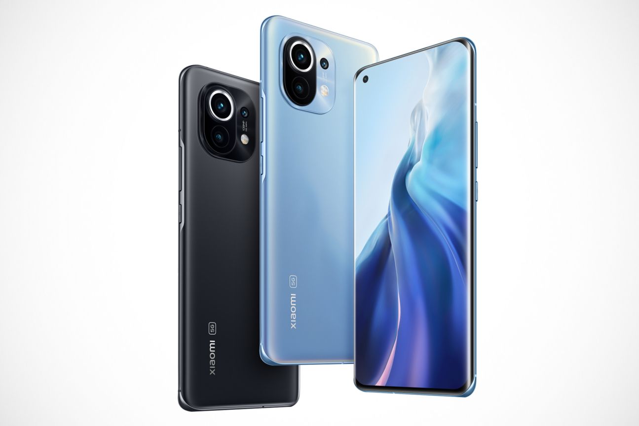 Xiaomi MI 11 Blau Und Schwarz Xiaomi MI 11 in Blau und Schwarz