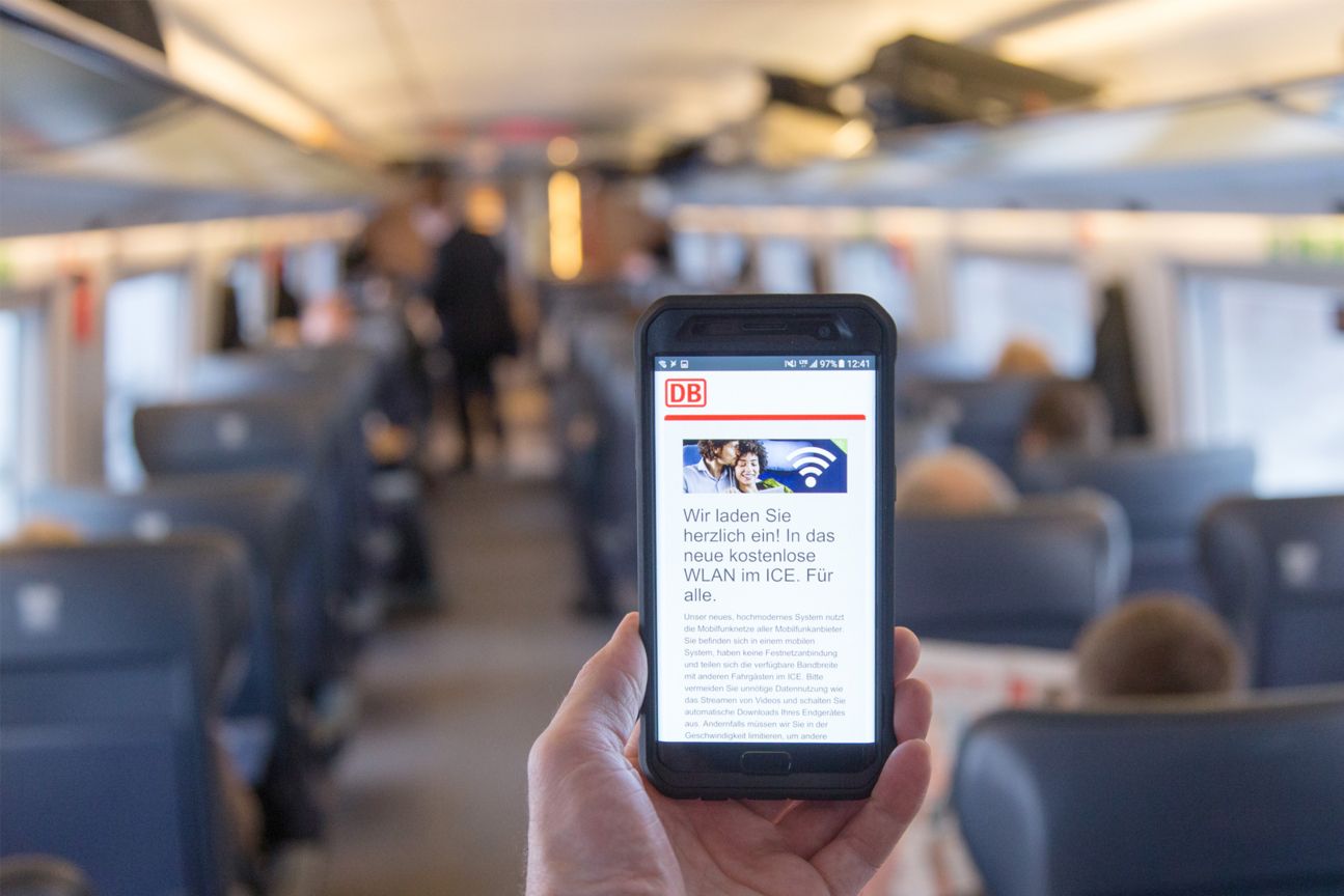 Hotspot für Handy im Zug Hotspot für Handy im Zug