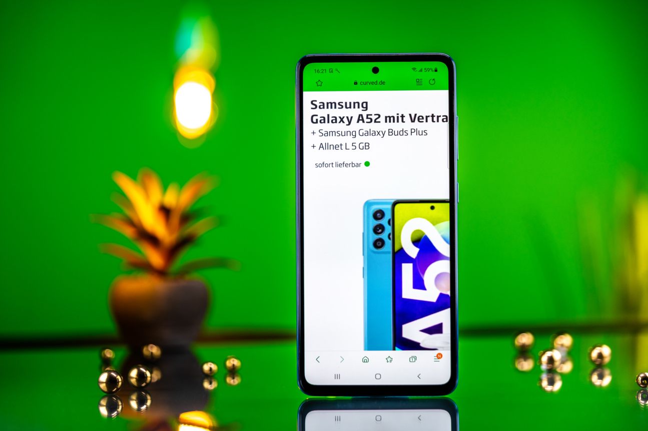 Samsung Galaxy A52 Front Samsung Galaxy A52 Front