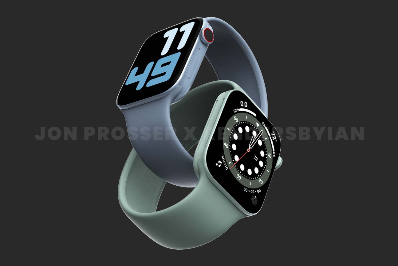 Apple Watch Design Grün Blau