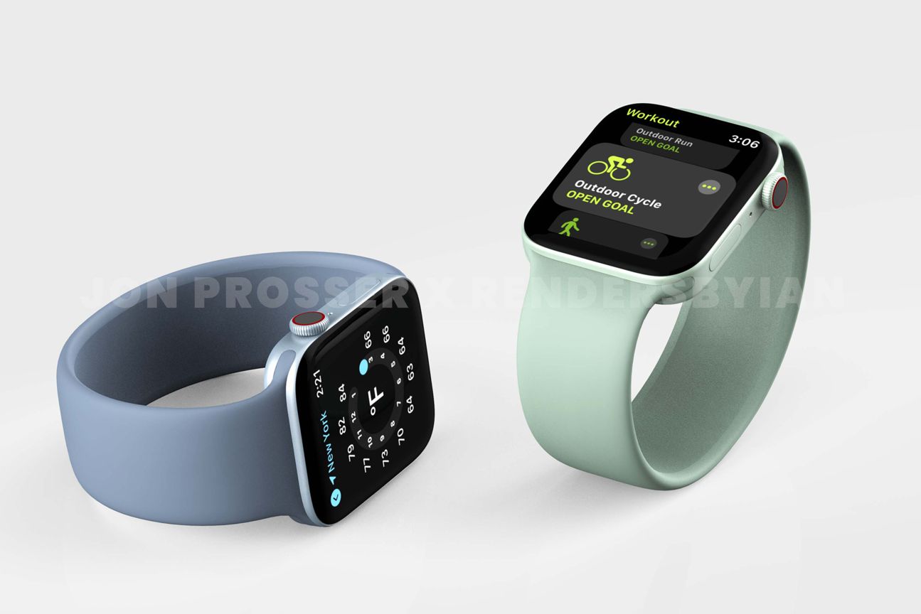 Apple Watch Design Grün Blau Apple Watch Design Grün Blau