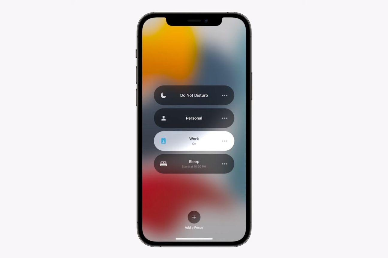 wwdc-2021-focus-modus iOS 15: Fokus-Modus