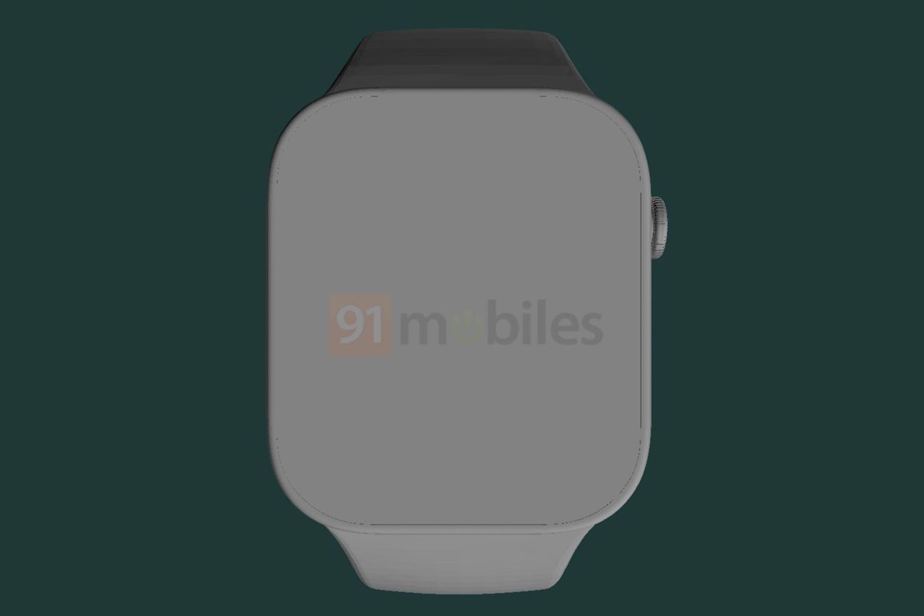 Apple Watch Series 7 CAD Render Display