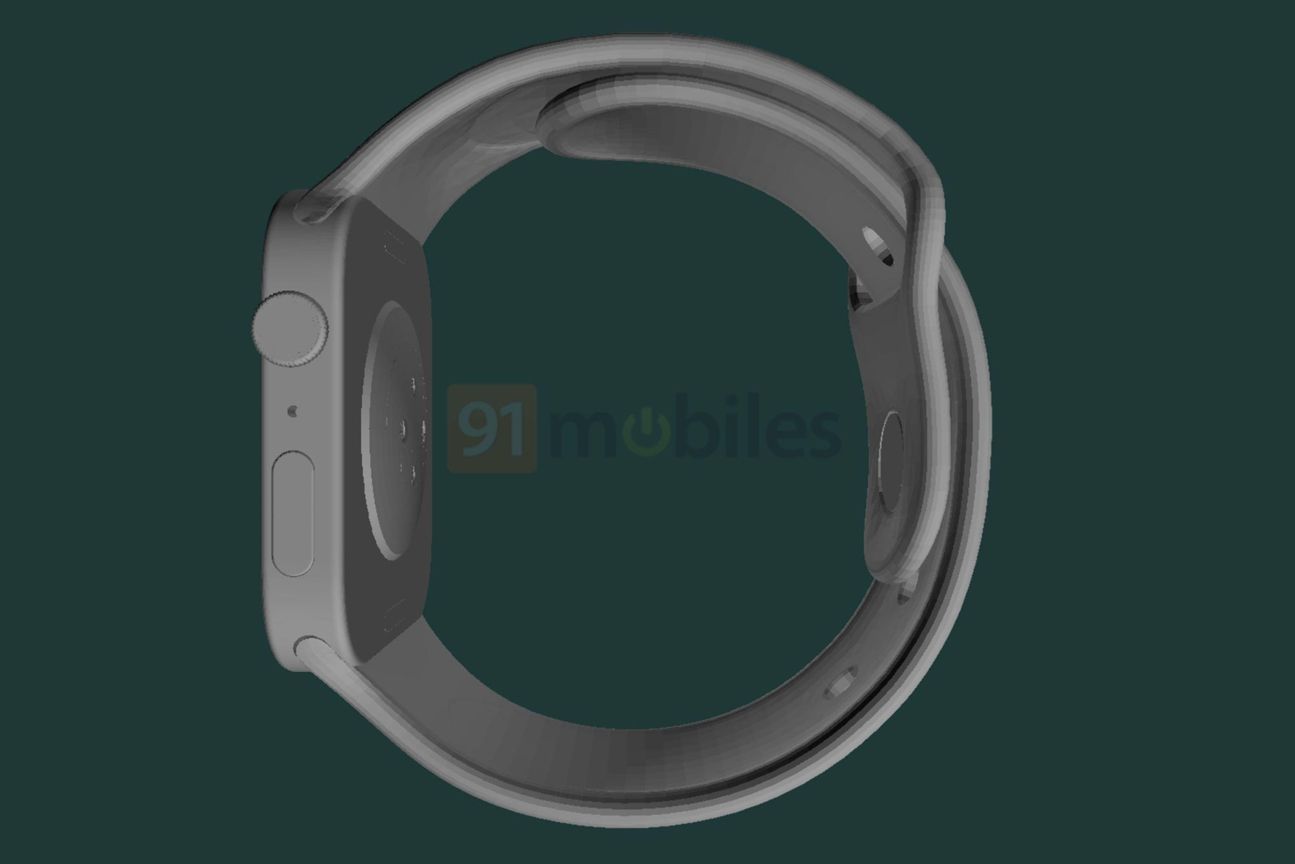 Apple Watch Series 7 CAD Render Seite