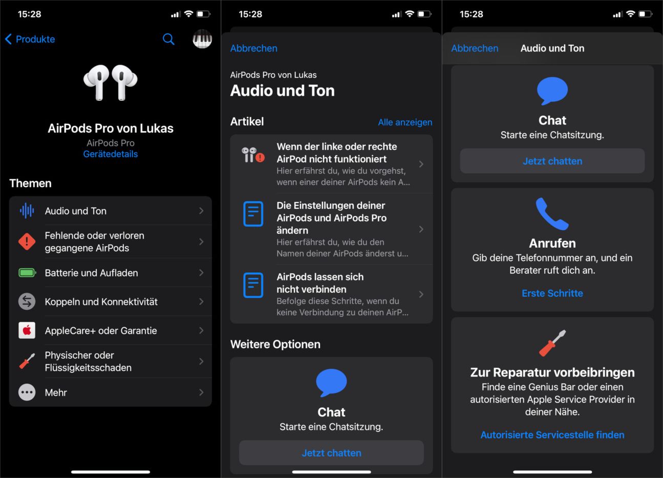 AirPods Apple Support App AirPods Apple Support App