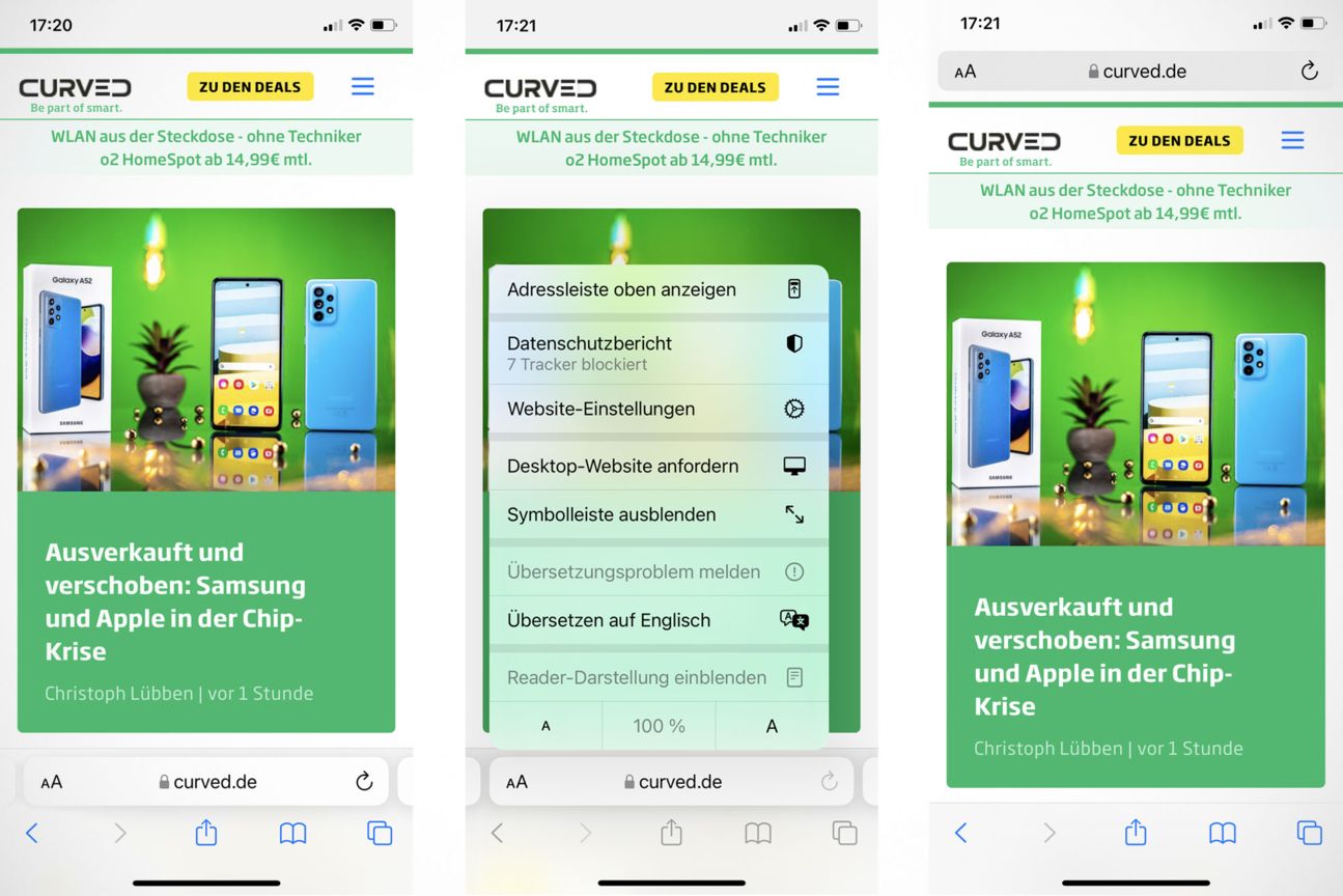 iOS 15 Safari Adressleiste nach oben iOS 15 Safari Adressleiste nach oben