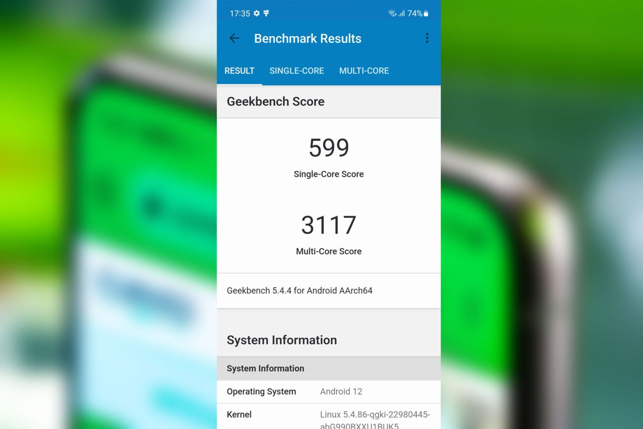 S21-FE-Geekbench Galaxy S21 FE Geekbench