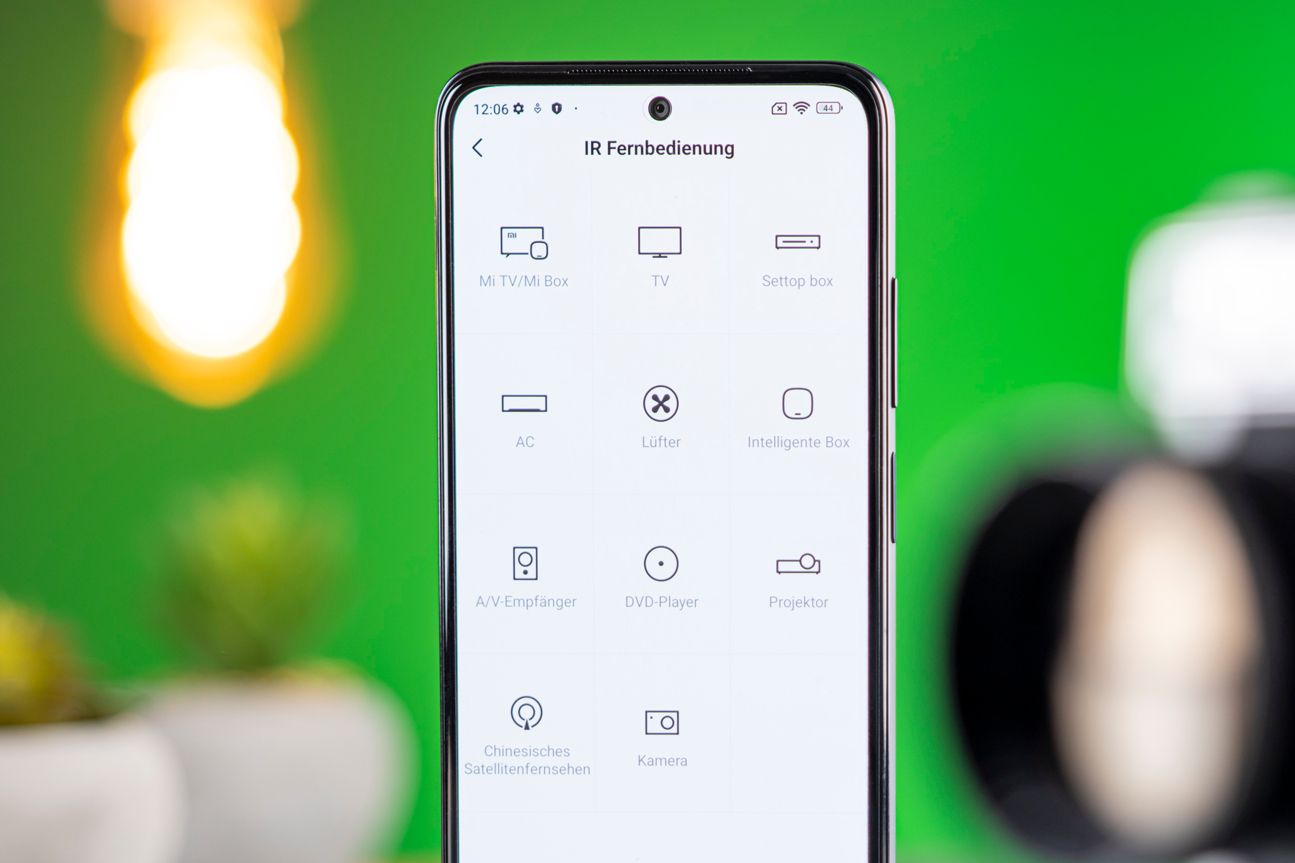 Xiaomi Redmi Note 11 Test Fernbedienung IR-Fernbedienung auf dem Xiaomi Redmi Note 11