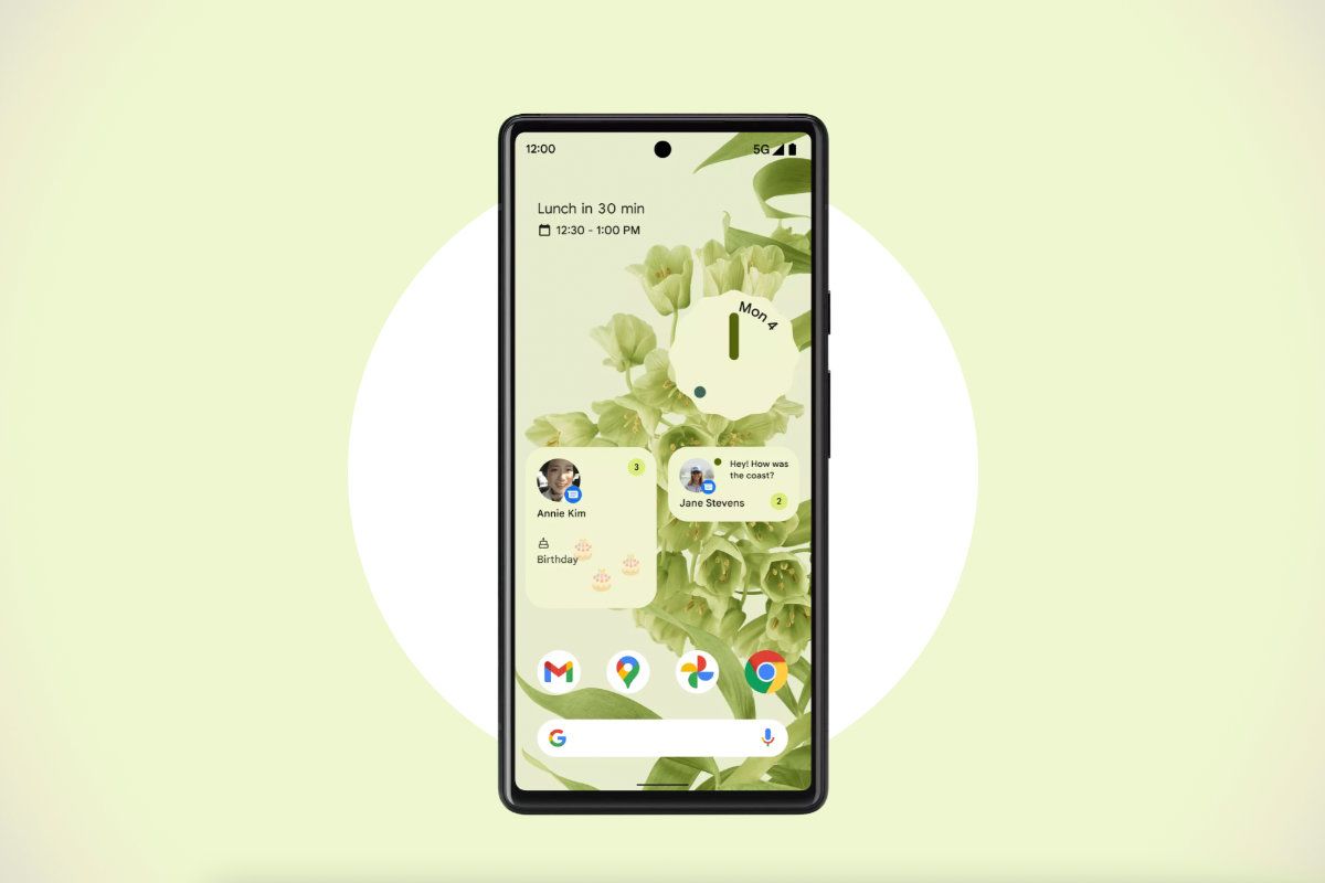 android-12-funktionen-widgets Android 12 Funktionen Widgets