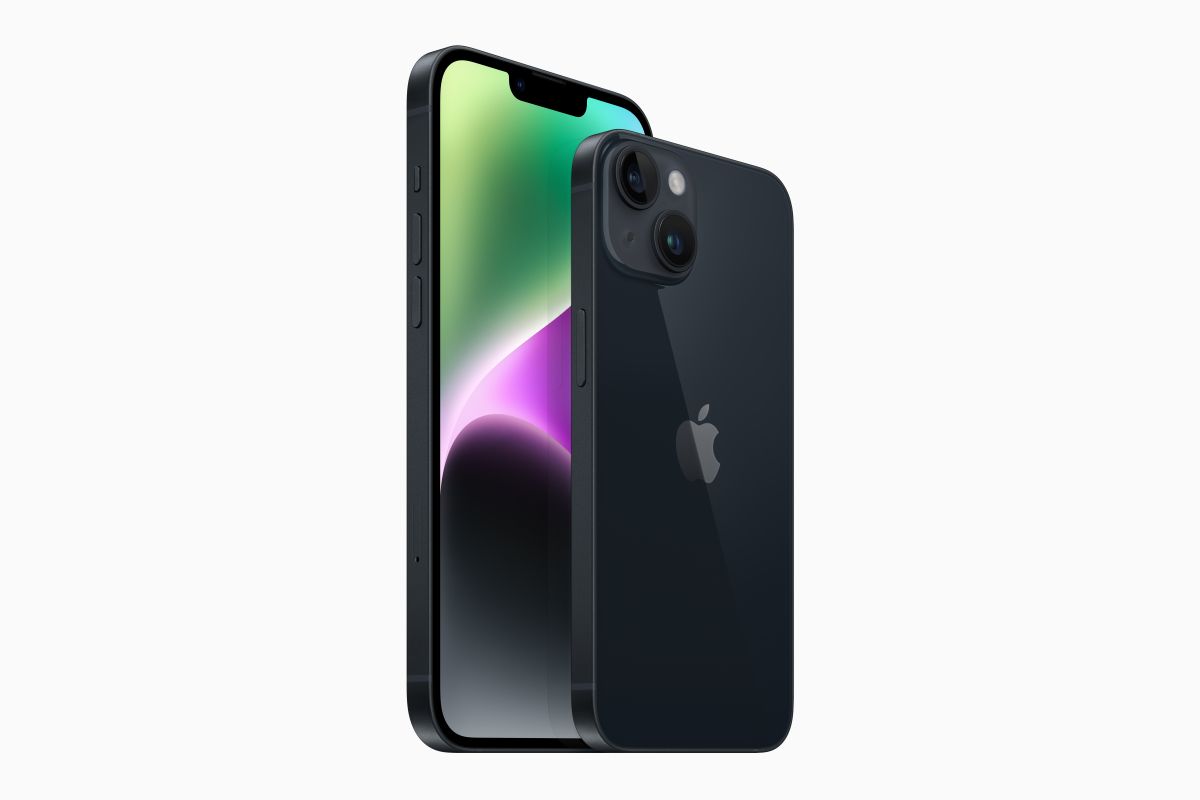 iPhone 14 und iPhone 14 Plus Mitternacht iPhone 14 und iPhone 14 Plus Mitternacht