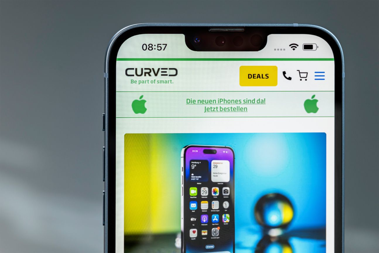 Apple iPhone 14 Plus Test Notch und Ränder iPhone 14 Plus Test Notch und Displayränder