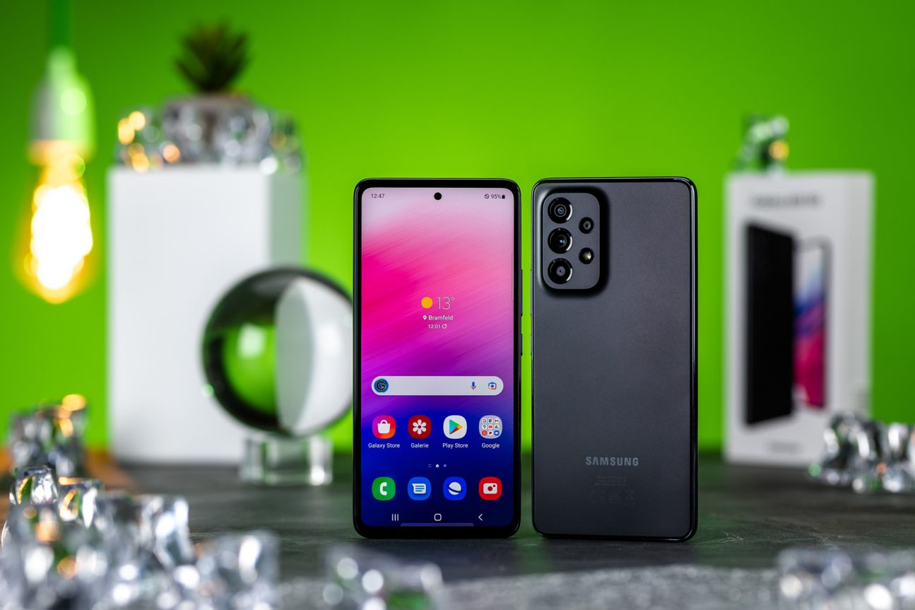 Samsung Galaxy A53 5G Front und Rückseite Samsung Galaxy A53 5G Front und Rückseite