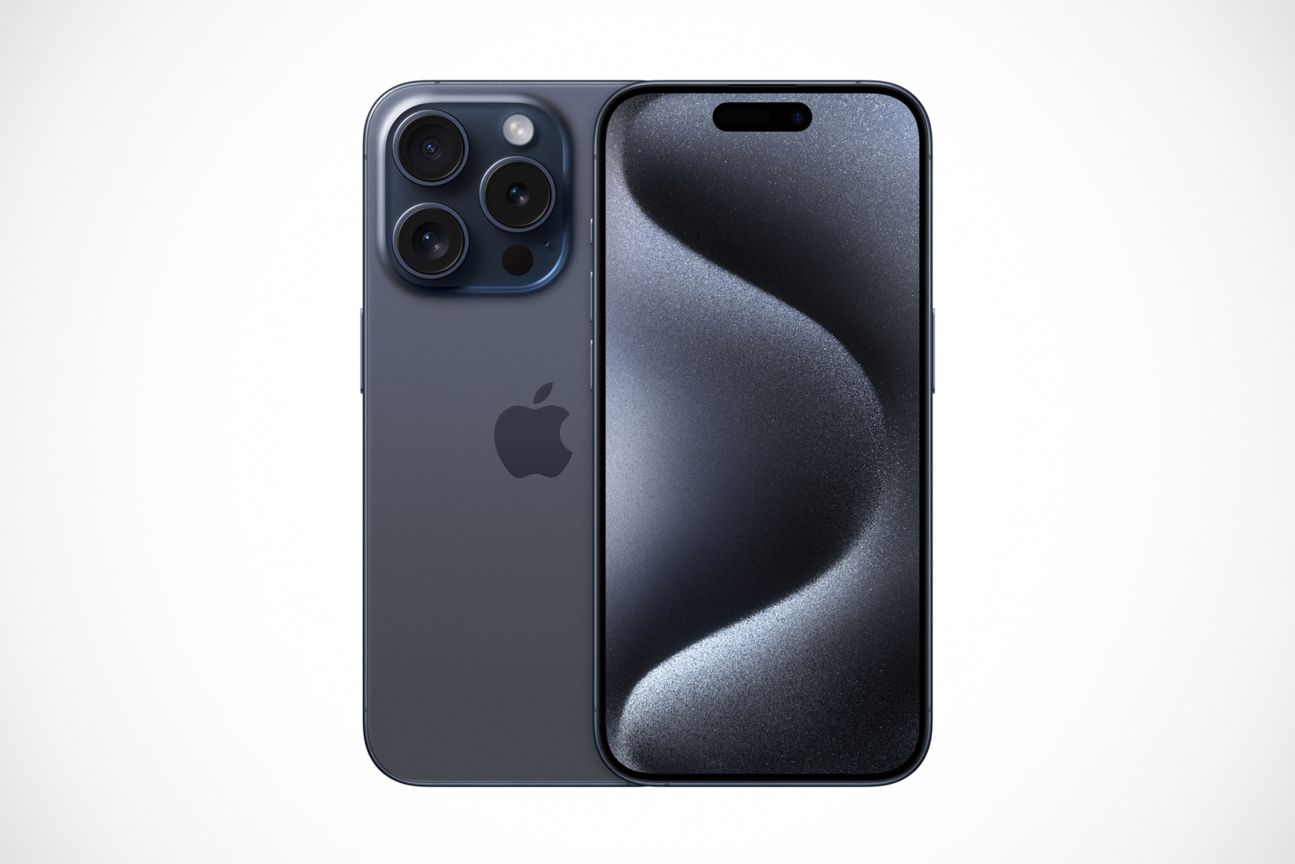 iPhone 15 Pro: Vorder- und Rückseite iPhone 15 Pro: Vorder- und Rückseite