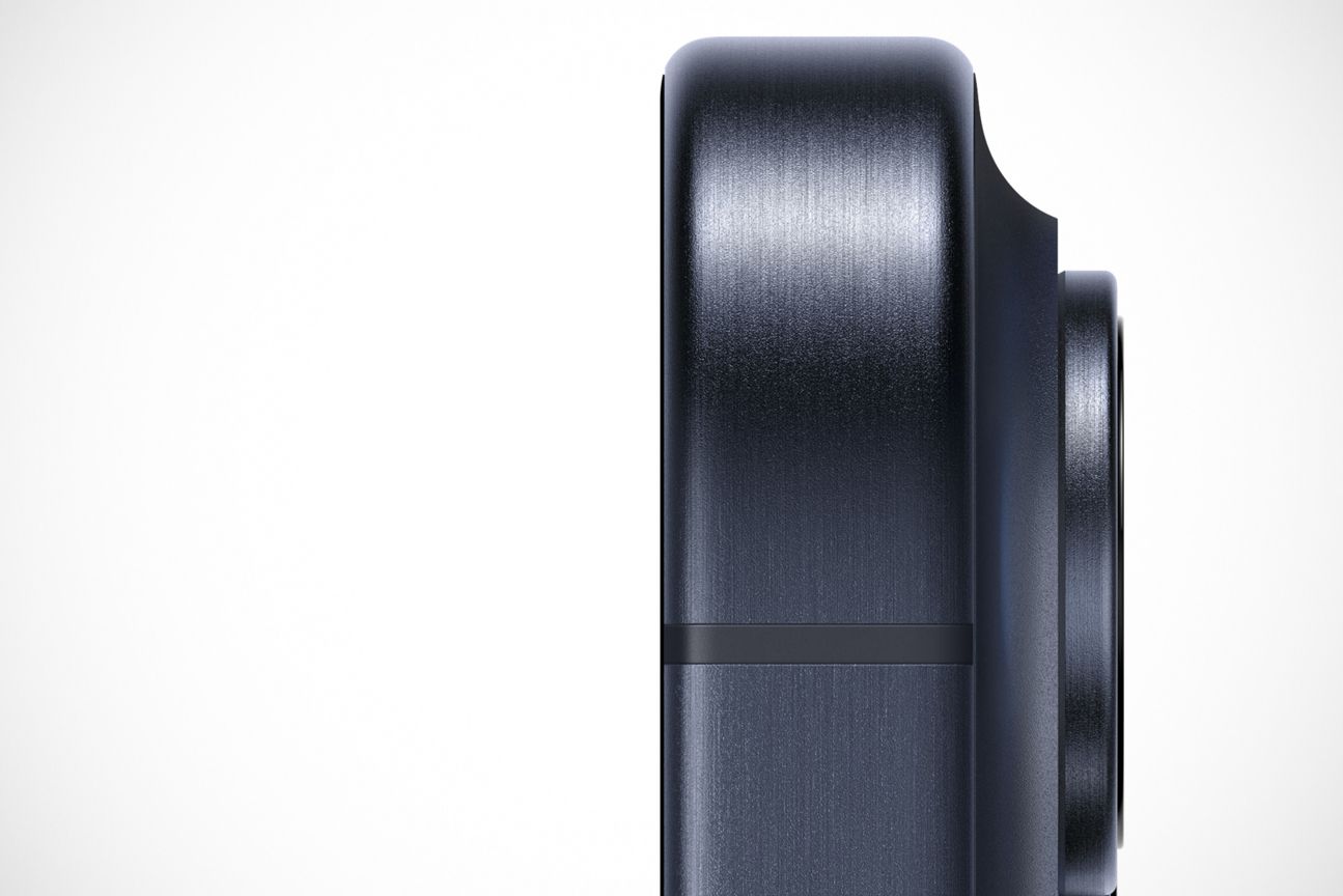 iPhone 15 Pro Titan-Rahmen iPhone 15 Pro Titan-Rahmen