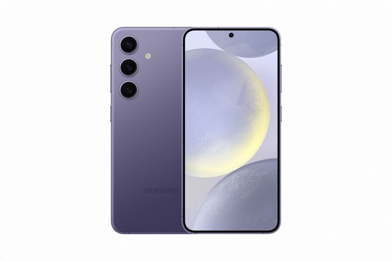 Das Galaxy S24 in Cobalt Violet Das Galaxy S24 in Cobalt Violet