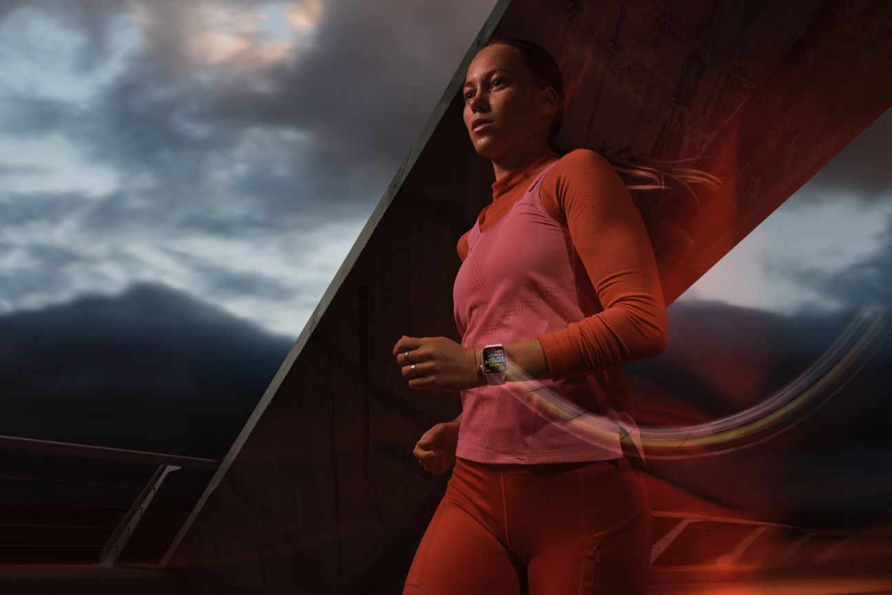 Apple Watch 9 beim Jogging Apple Watch 9 beim Jogging