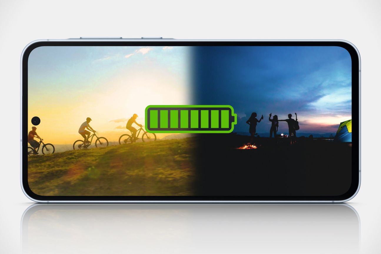 Galaxy A55: Gute Akku-Laufzeit Galaxy A55: Gute Akku-Laufzeit