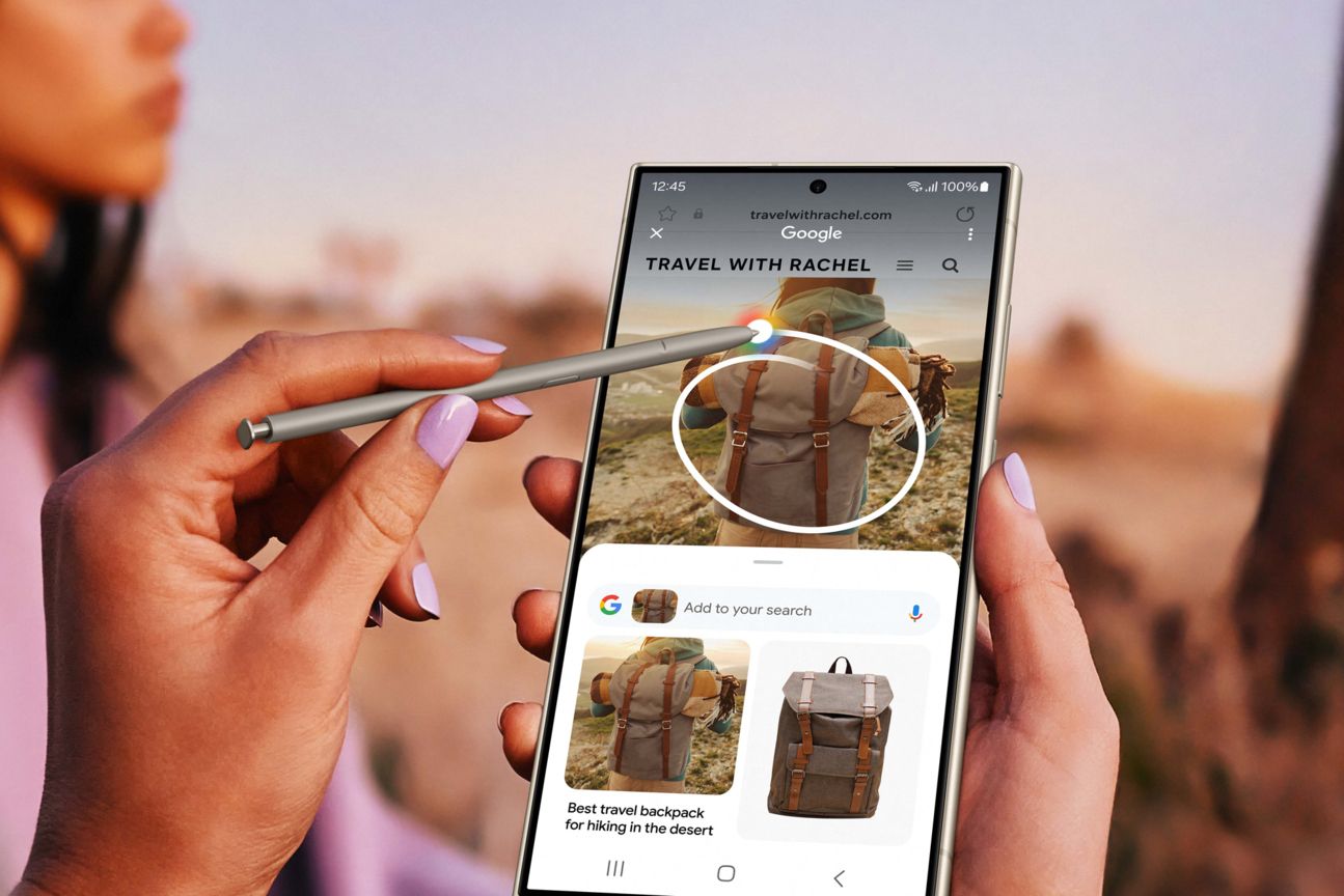 Circle To Search auf dem Galaxy S24 Ultra Circle To Search auf dem Galaxy S24 Ultra
