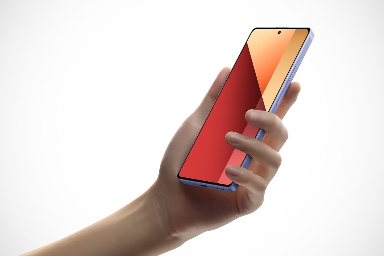 Redmi Note 13 Pro (4G) in der Hand Redmi Note 13 Pro (4G) in der Hand