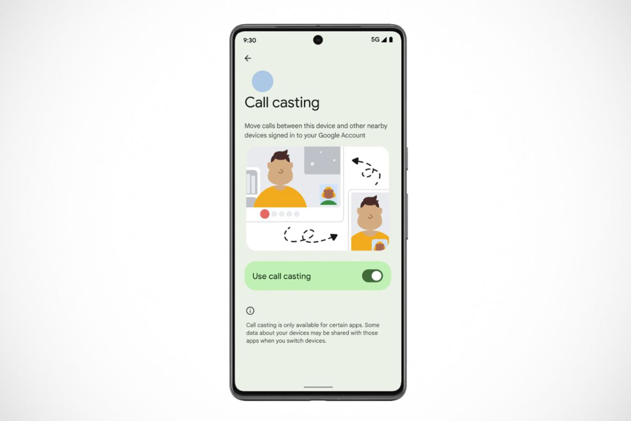 Call Casting Android Feature Drop