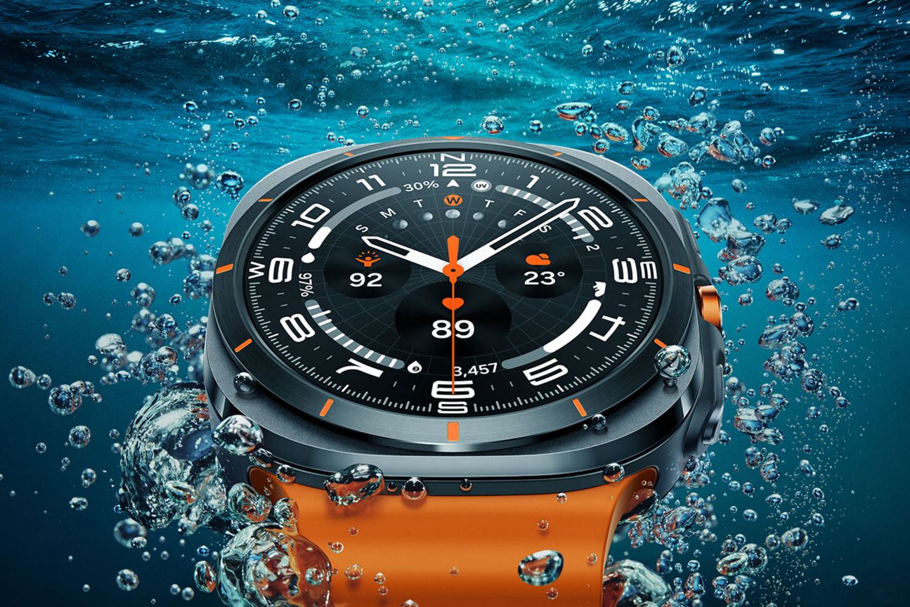 Galaxy Watch Ultra im Wasser