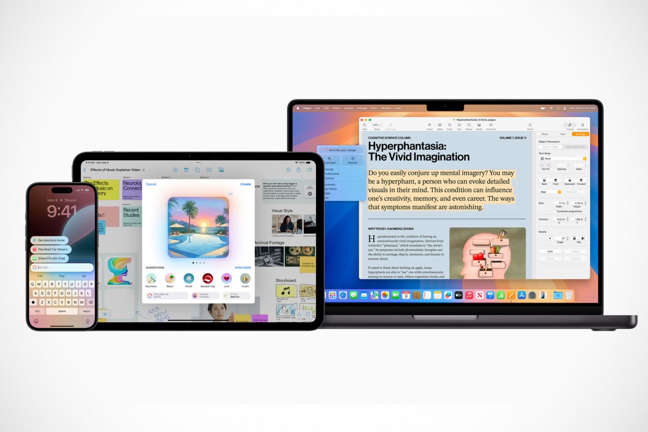 Apple Intelligence für iPhone, iPad und Mac Apple Intelligence für iPhone, iPad und Mac