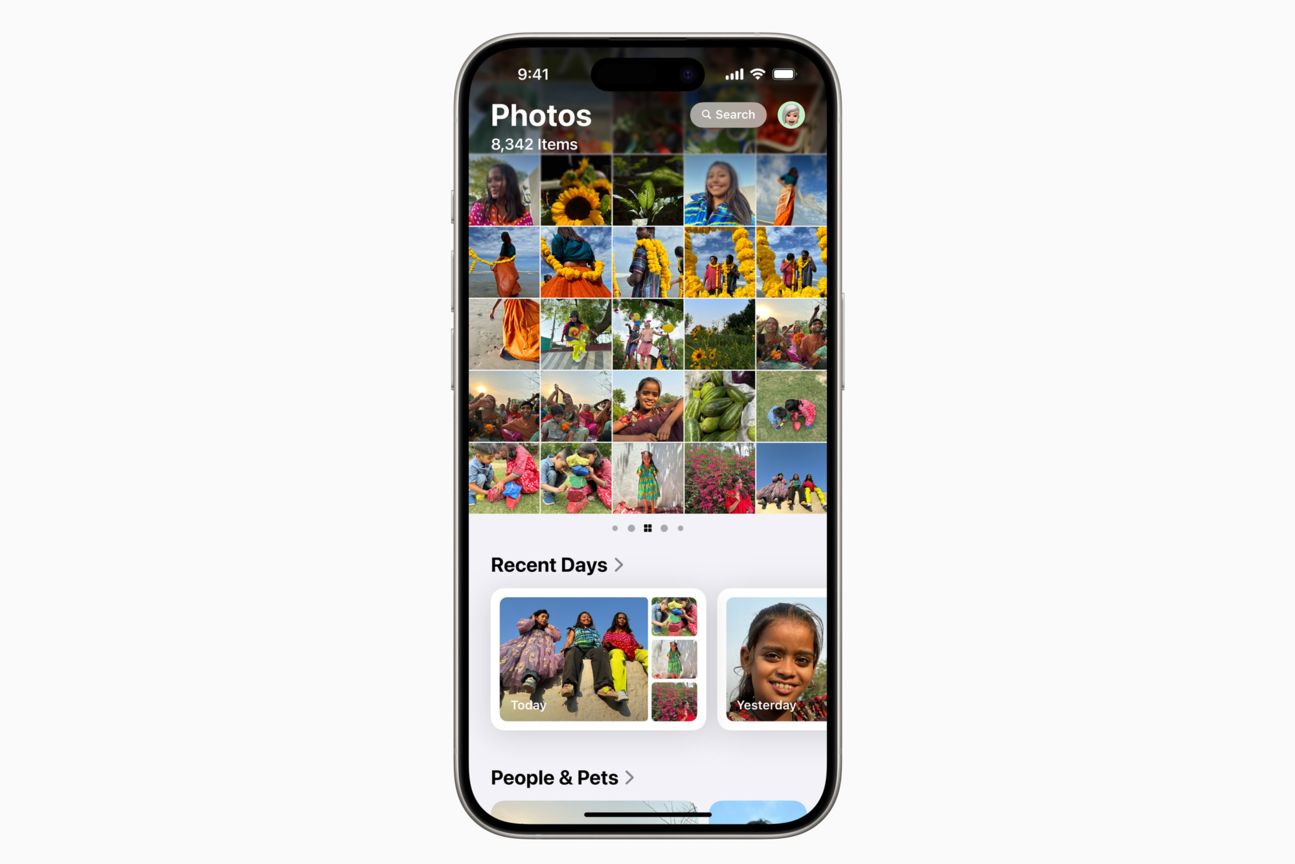 iOS 18 Fotos-App