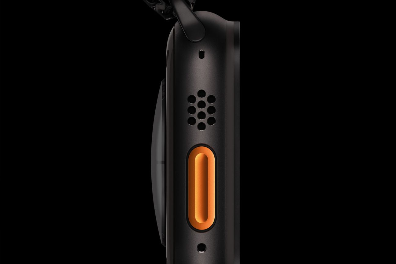 Der Action-Button der Apple Watch Ultra 2 Der Action-Button der Apple Watch Ultra 2