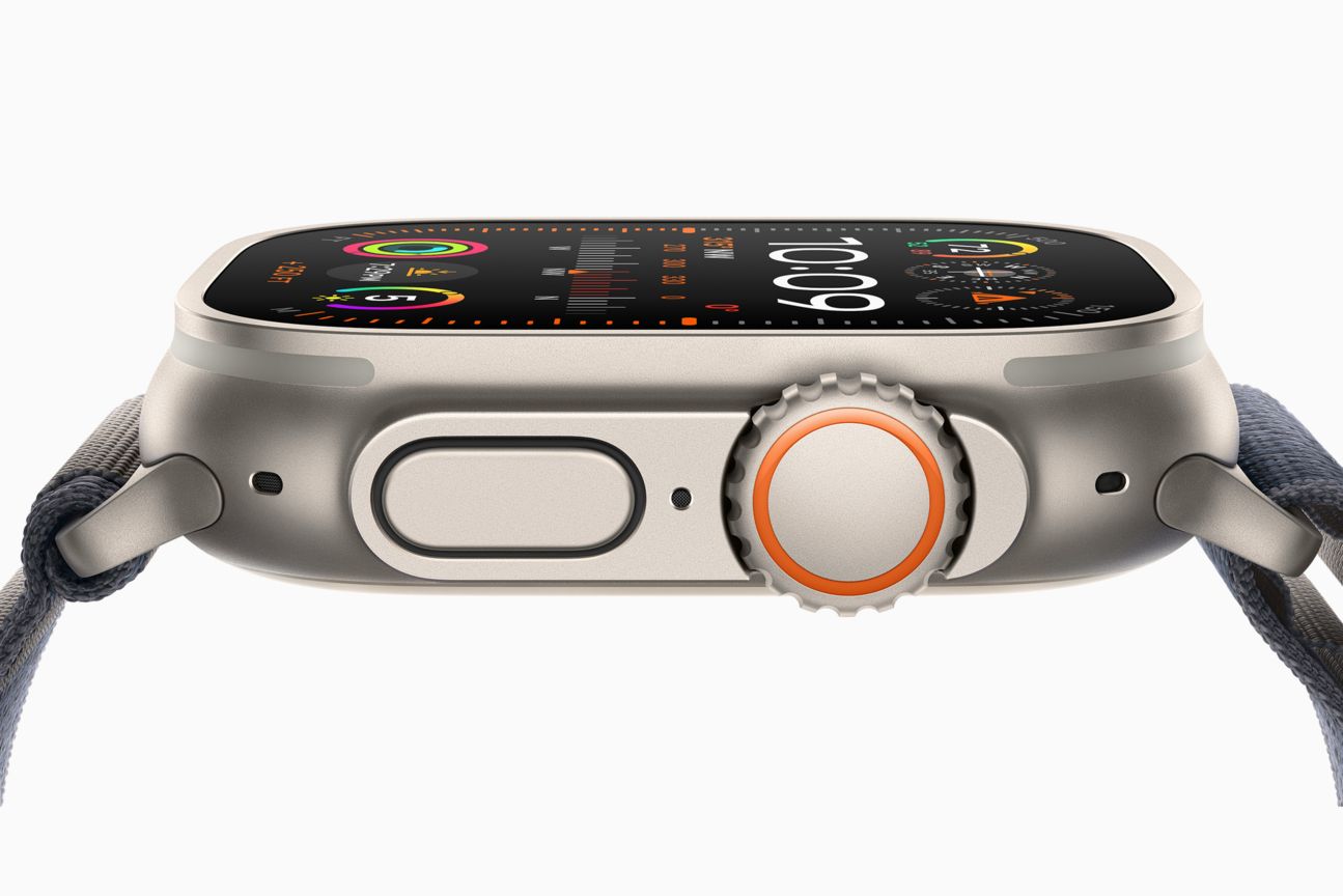 Apple Watch Ultra 2 seitlich Apple Watch Ultra 2 seitlich