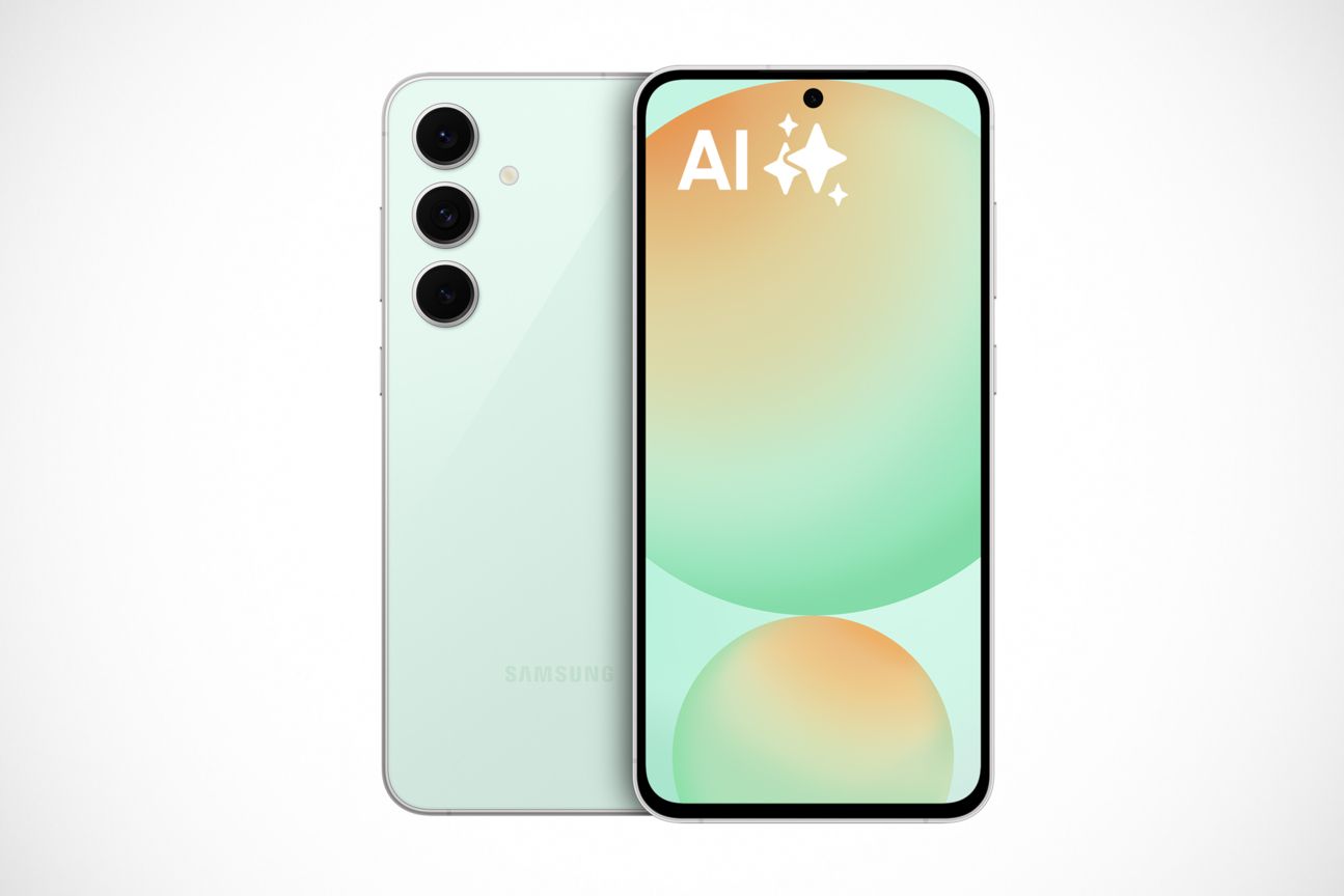 Das Galaxy A55 in Mint Das Galaxy A55 in Mint