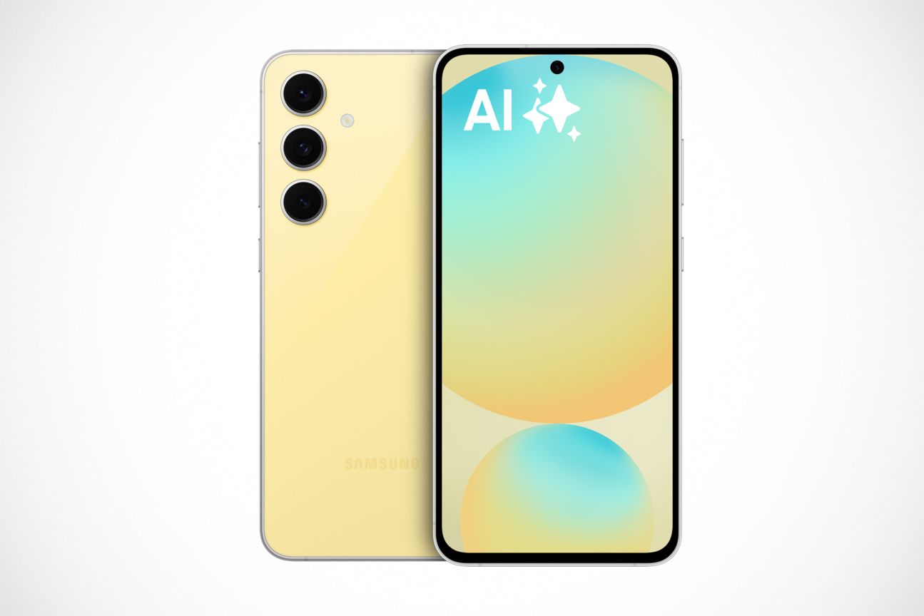 Das Galaxy A55 in Yellow Das Galaxy A55 in Yellow