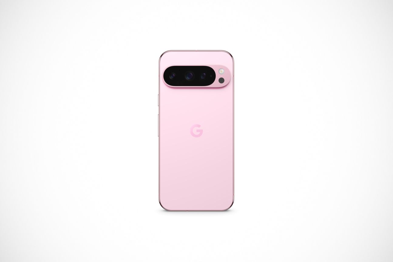 Google Pixel 9 Pro Farbe Rose Quartz Rueckseite