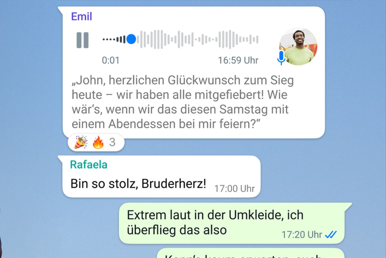 WhastApp Sprachnachrichten zu Text umwandeln