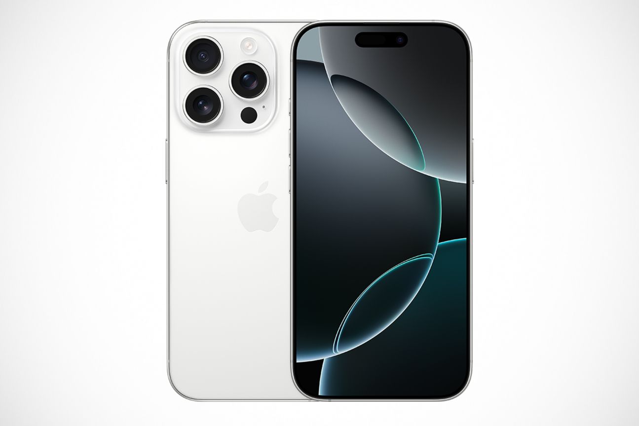 iPhone 16 Pro in der Farbe Titan Weiß iPhone 16 Pro in der Farbe Titan Weiß