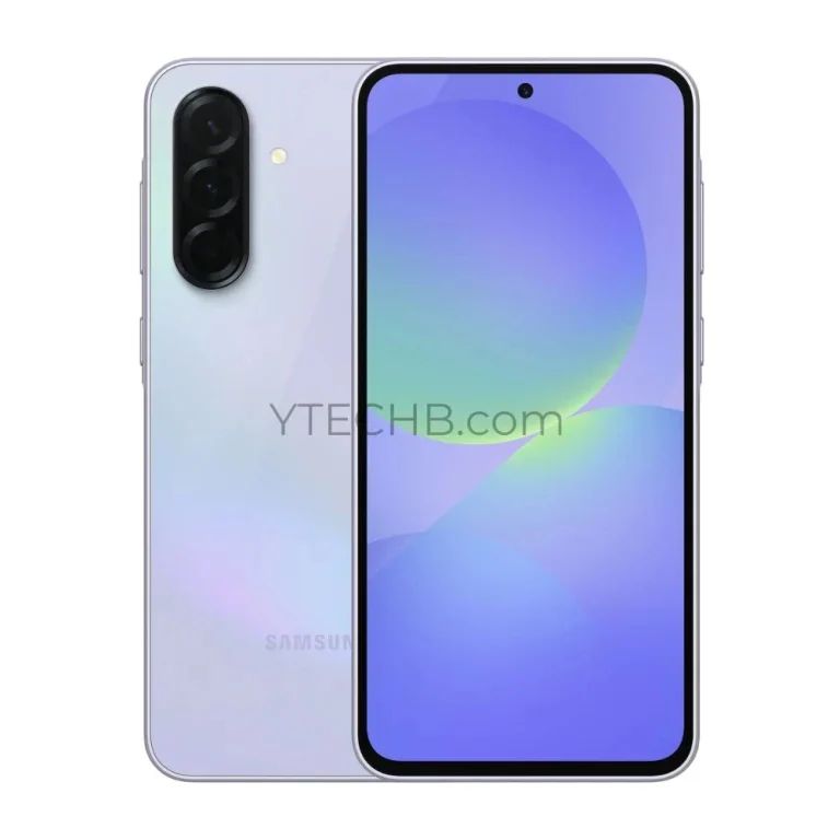 Samsung Galaxy A36 Render Lila