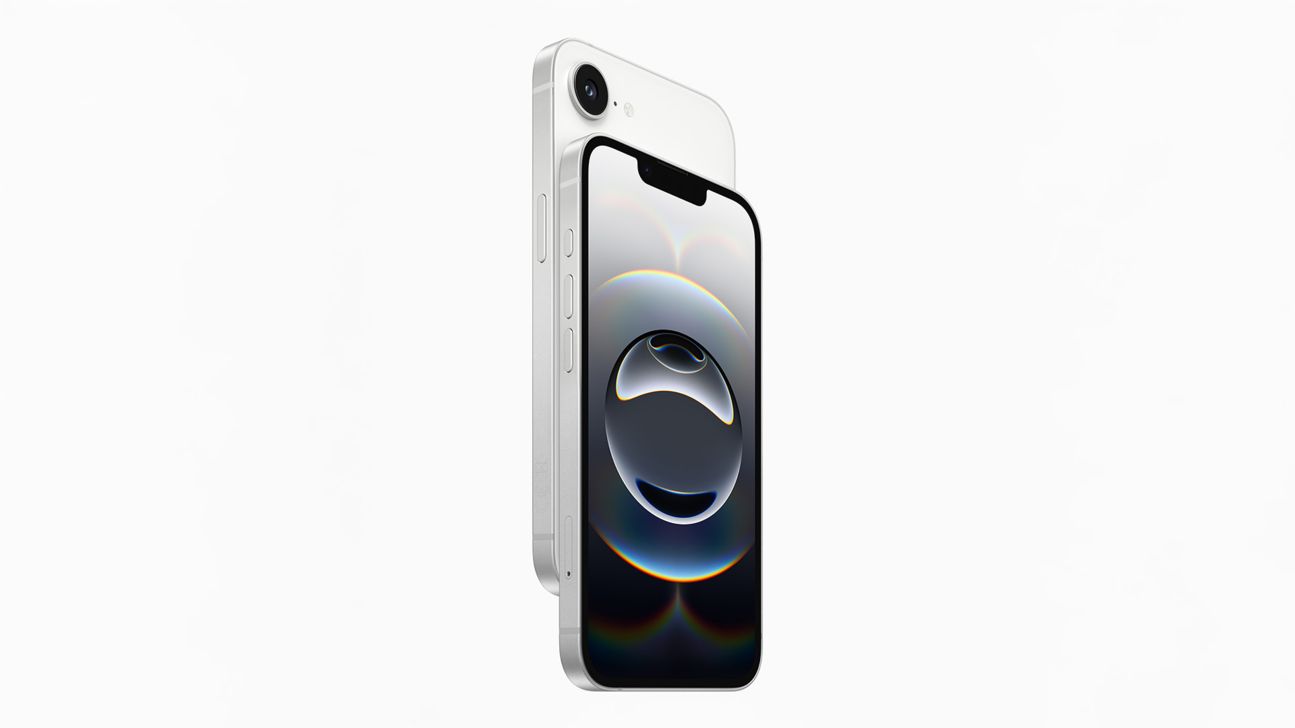 Das iPhone 16e von beiden Seiten Das iPhone 16e von beiden Seiten