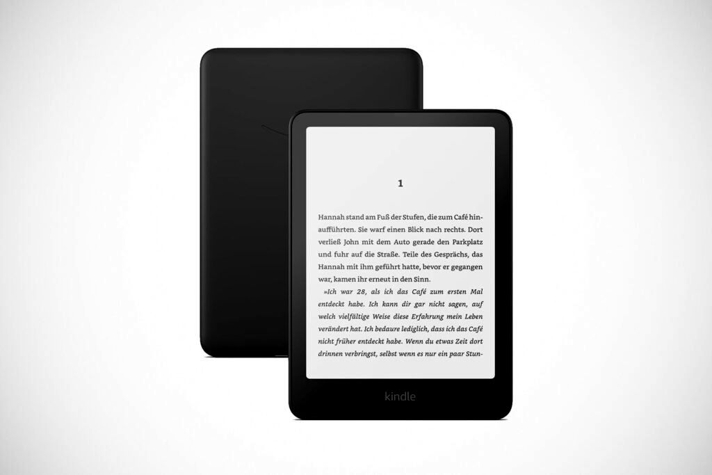 Vorder- und Rückseite des Kindle Paperwhite (2024)