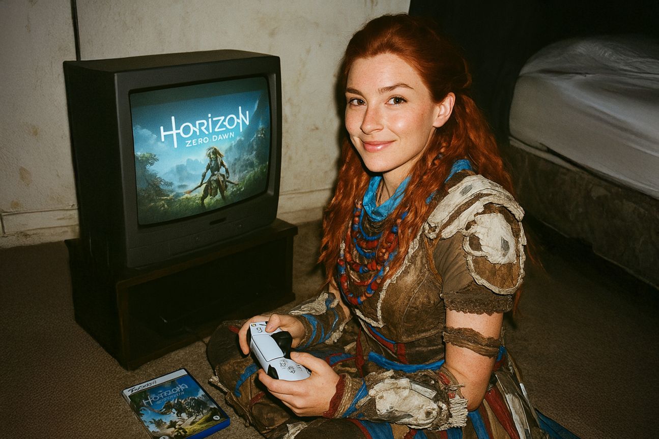 aloy-horizon Aloy spielt Horizon Zero Dawn