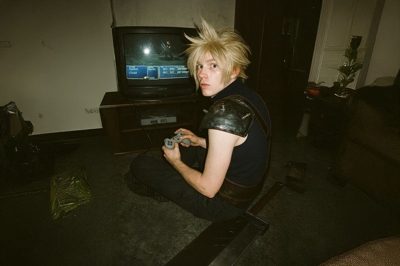cloud Cloud spielt Final Fantasy VII