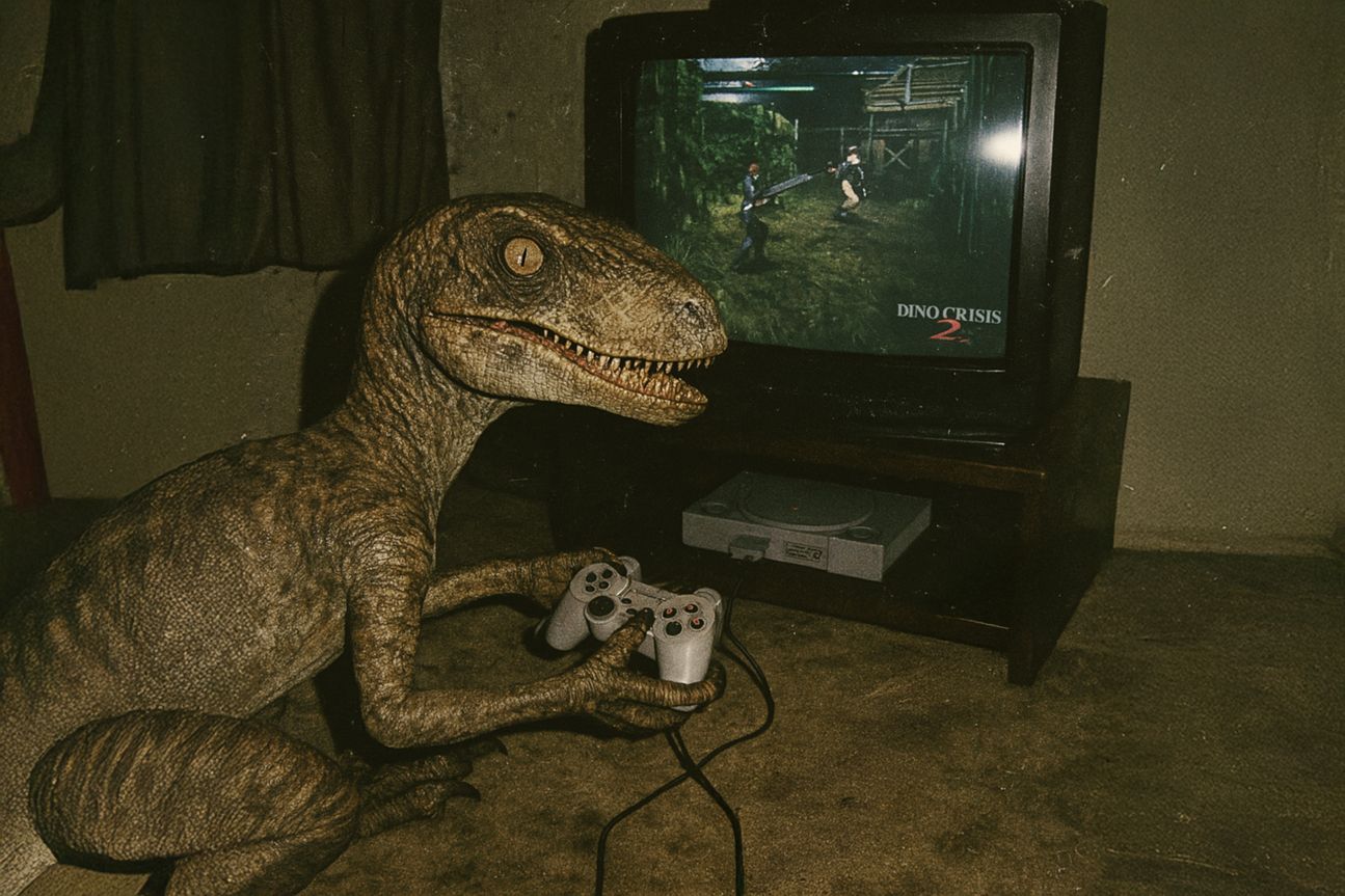dino-crisis Raptor spielt Dino Crisis 2