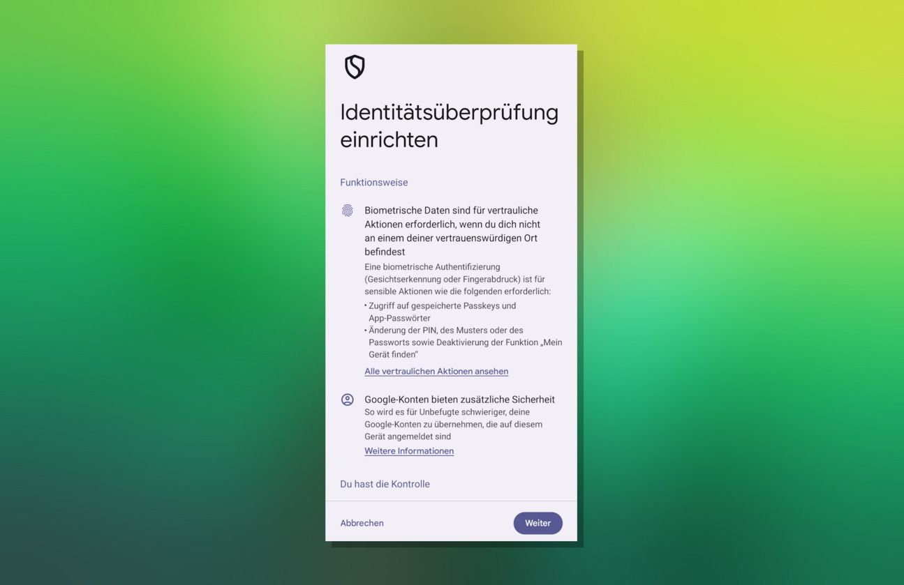 Google Pixel Identitätsüberprüfung Google Pixel Identitätsüberprüfung