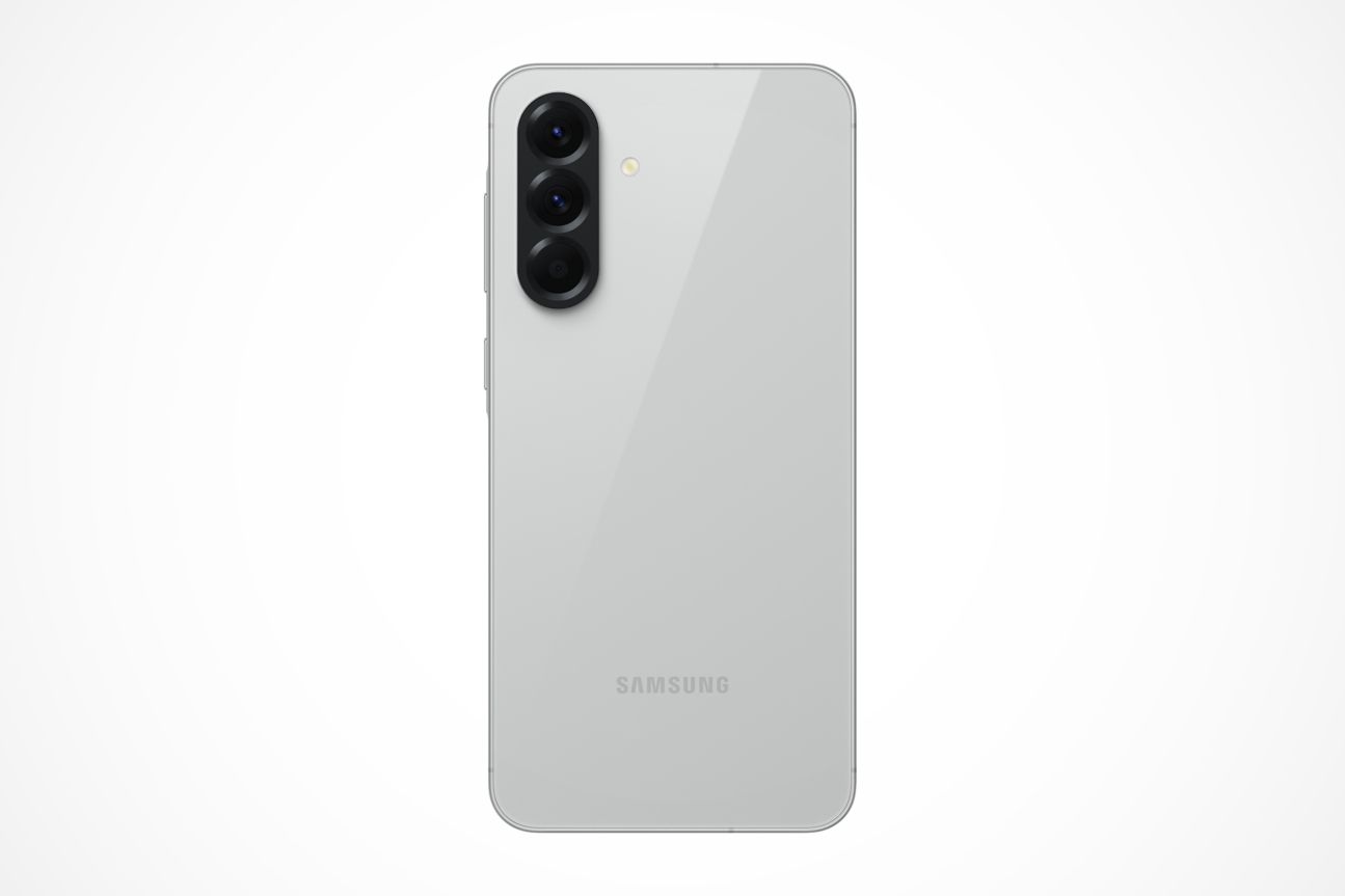 Samsung Galaxy A56 5G Lightgray Rückseite Samsung Galaxy A56 5G Lightgray Rückseite