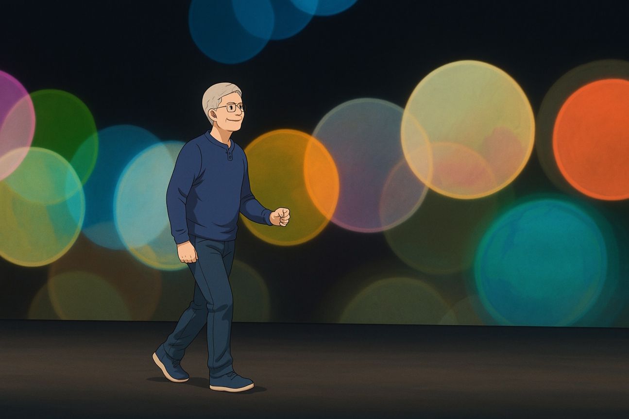Tim Cook als Anime-Charakter Tim Cook als Anime-Charakter