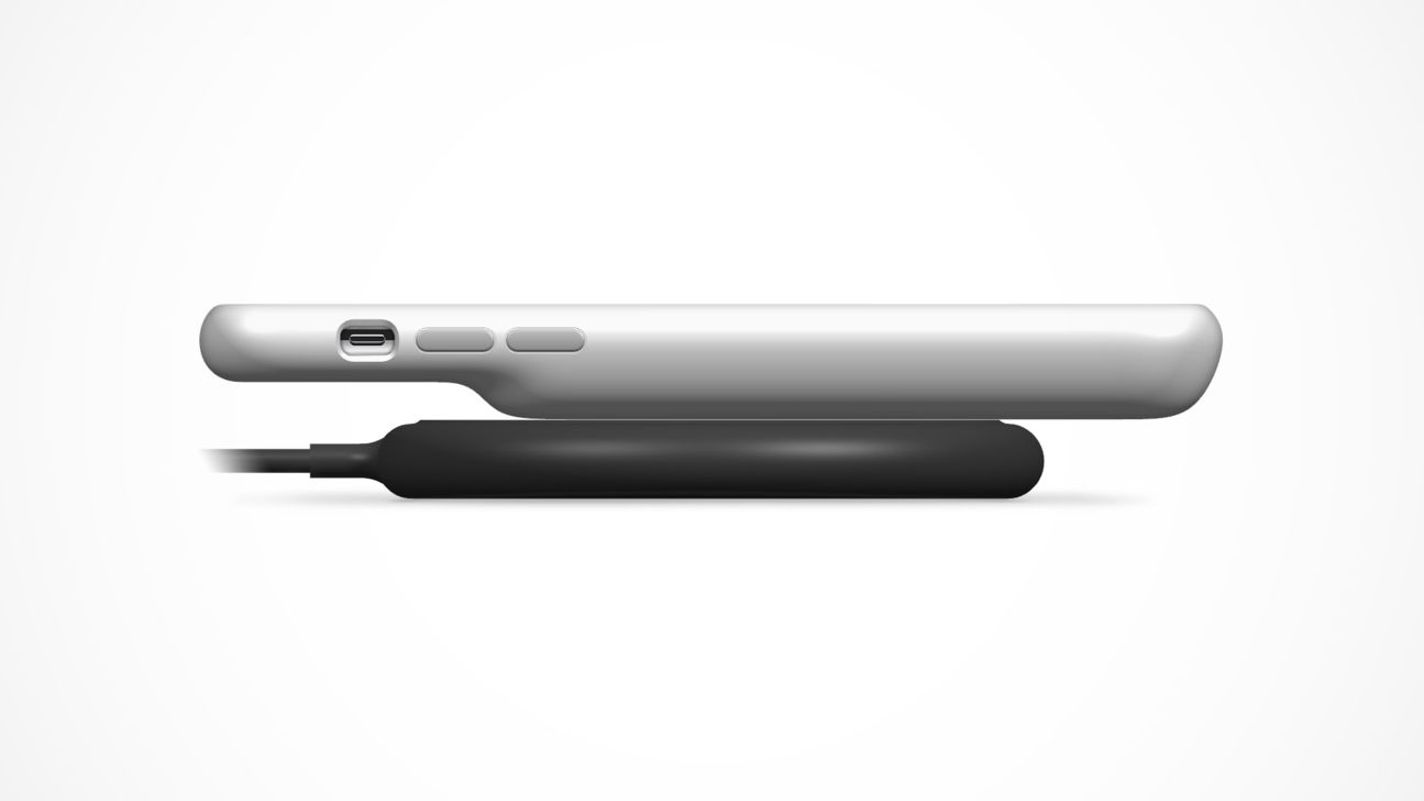 Apple Smart Battery Case Apple Smart Battery Case auf Ladepad