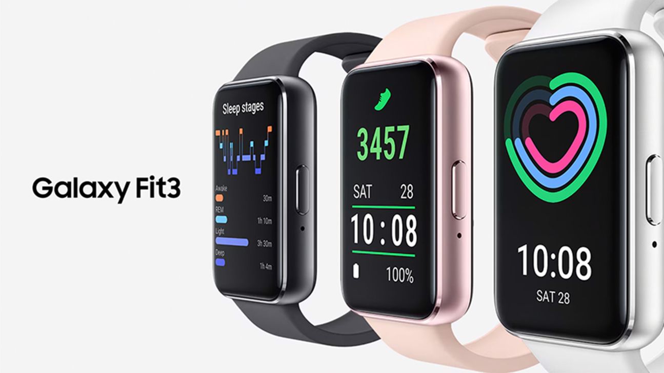 Galaxy Fit 3 in drei Farben Galaxy Fit 3 in drei Farben